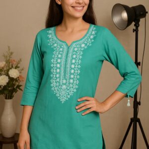 A-Line Motif Detail Kurti